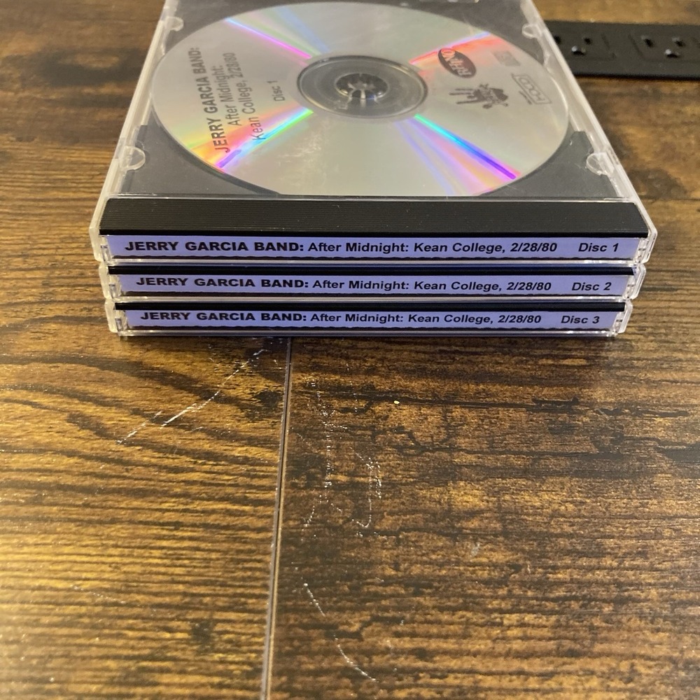 Jerry Garcia Band After Midnight Kean College 2/28/80 Very Rare Promo CD Lot - Picture 5 of 6